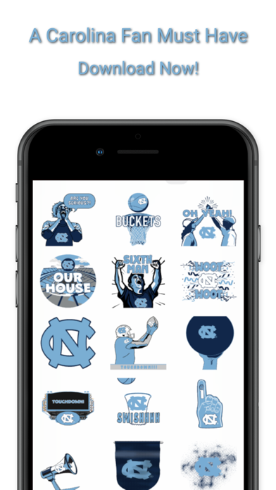 Tar Heels Sticker Pack 2024のおすすめ画像4