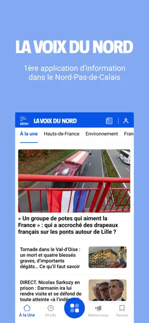 La Voix du Nord - Actualités iPhone screenshot 1