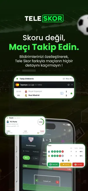 TELE SKOR: Canlı Skor screenshot 1