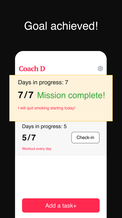 Coach D: Break or Build Habits Screenshot