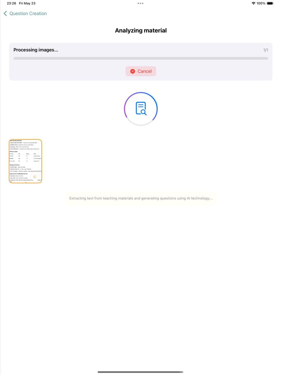 iPad screenshot