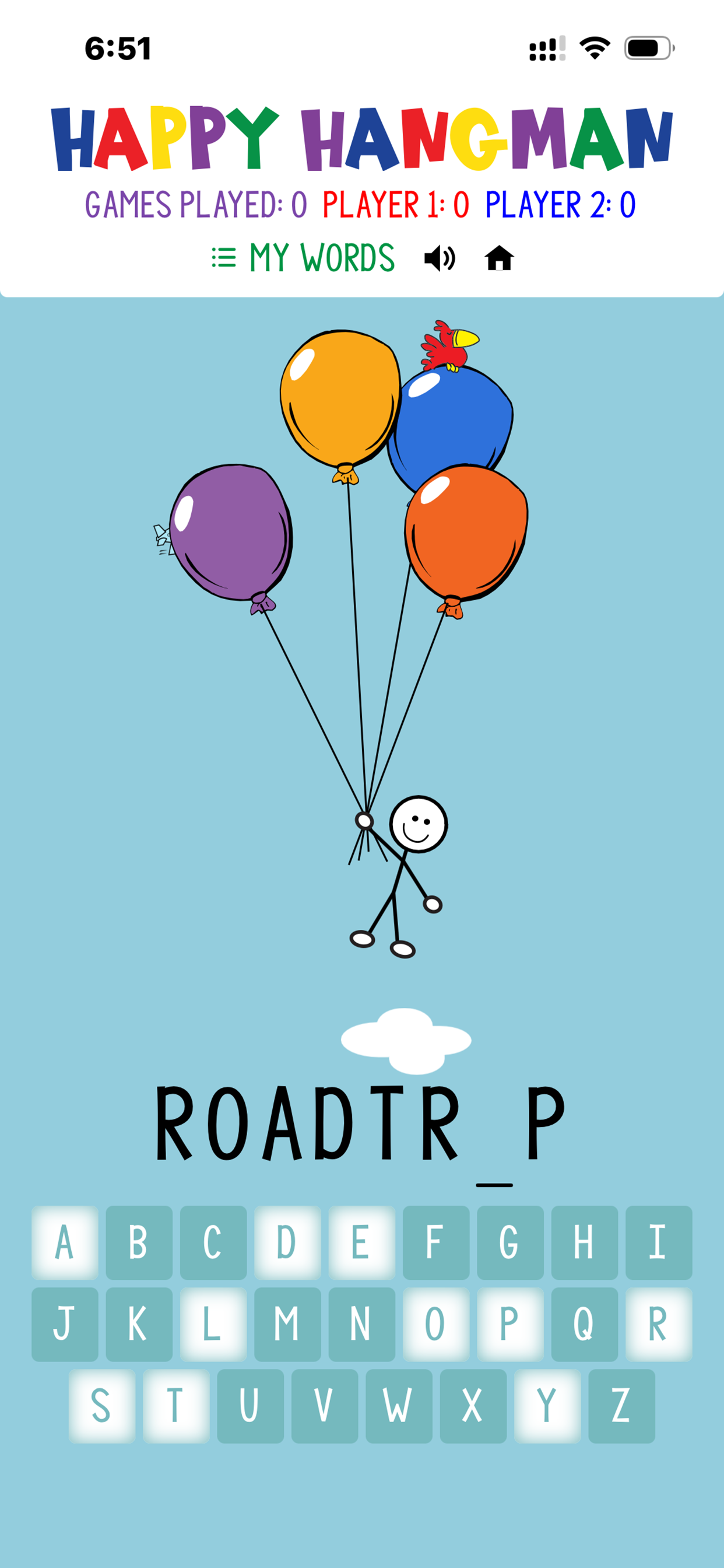 Happy Hangman Game screenshot 5