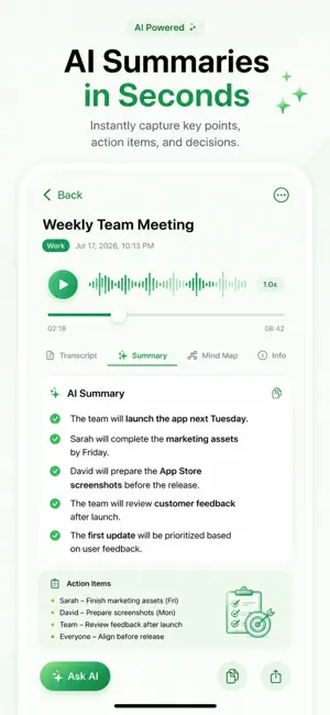 AI Note Taker: Voice to Text. screenshot 3