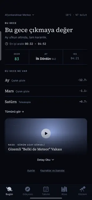 Lucida: Gökyüzü Rehberi screenshot 1