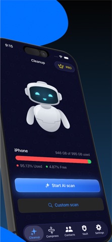 AI Storage Cleaner: Dusty iPhone screenshot