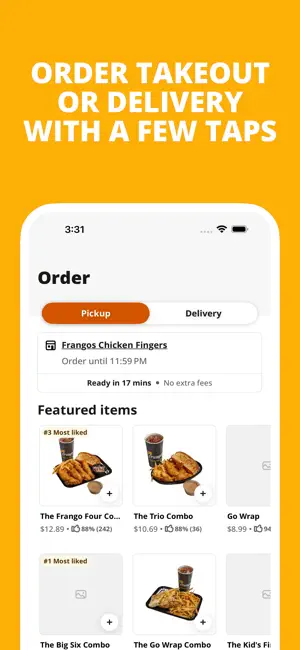 Frangos Chicken Fingers screenshot 1