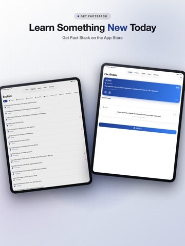 FactStack - Daily Facts iPad screenshot