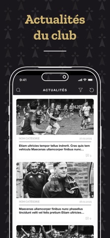 Rennes Rugby Business club iPhone screenshot