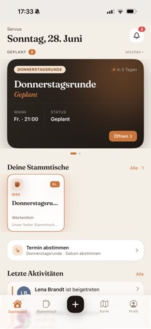 Stammtisch - Raus aus dem Chat screenshot