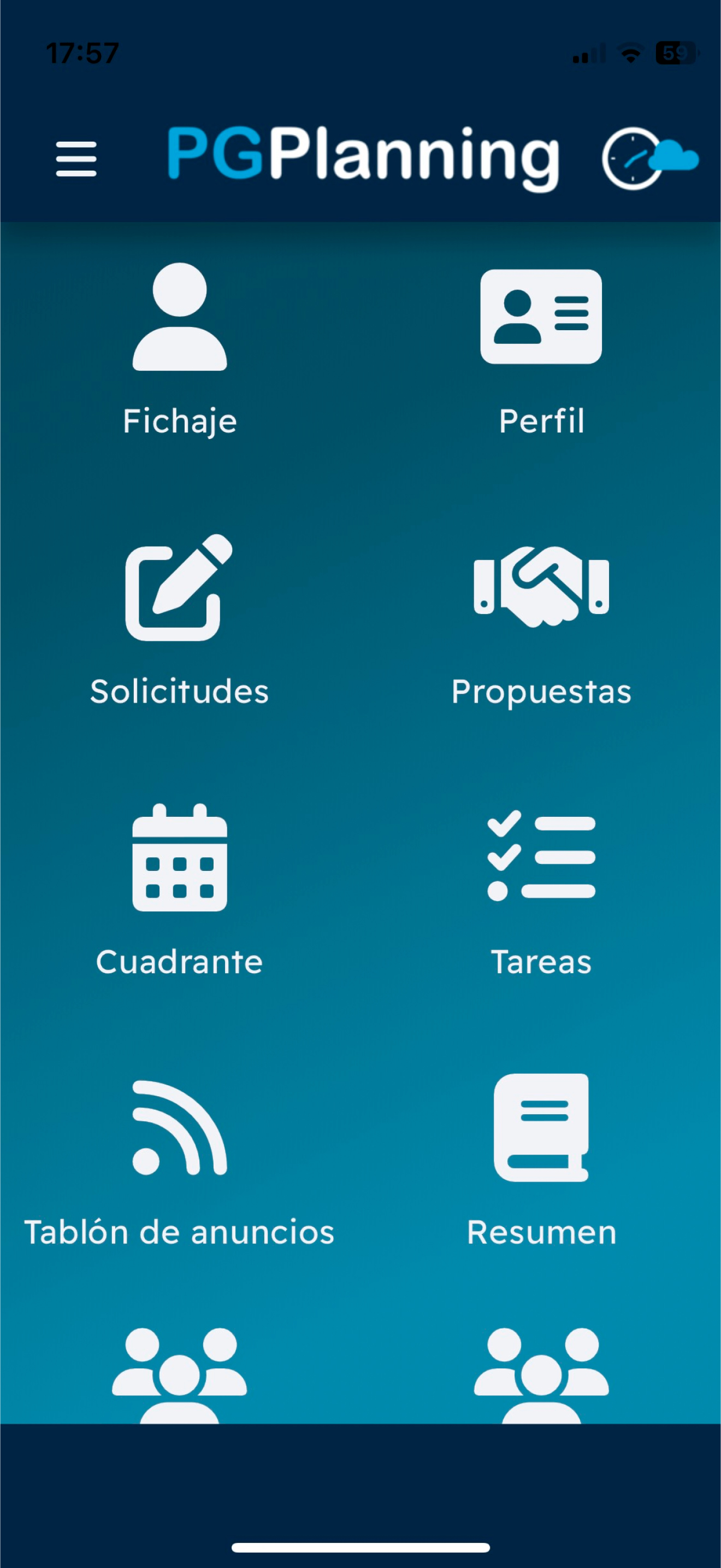 PGPlanning Portal del empleado