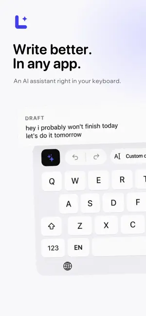 Laynor: AI Keyboard screenshot 1