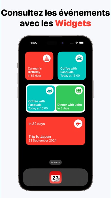 Screenshot #2 pour Countdown Widget: Compte jours