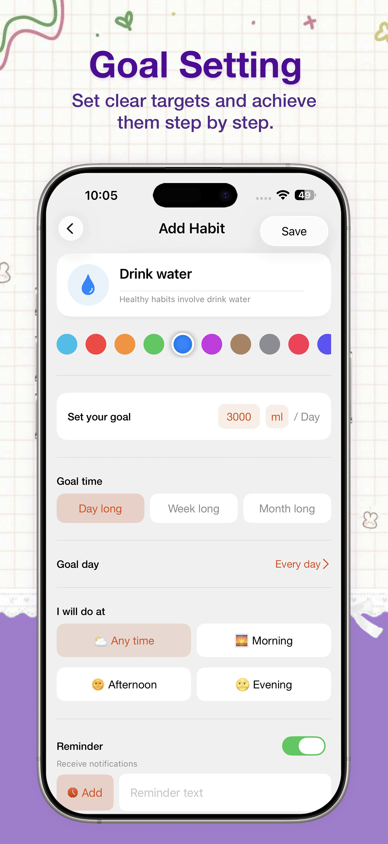 Habit Tracker : Goal Tracker screenshot 8