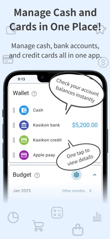 Monemy: Household Account Book iPhone screenshot