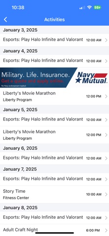 NavyMWR Meridian Screenshot 4 of 5