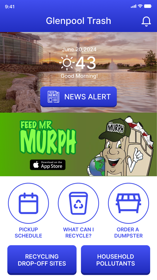 #1. Glenpool Trash & Recycling (iOS) By: American Waste Control