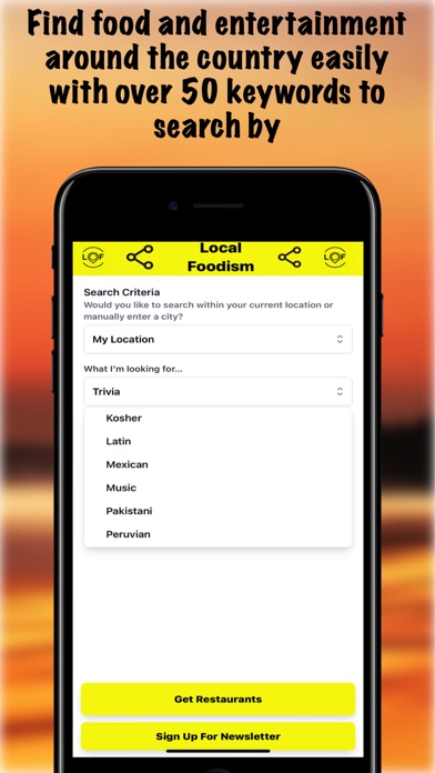 Local Foodism Screenshot