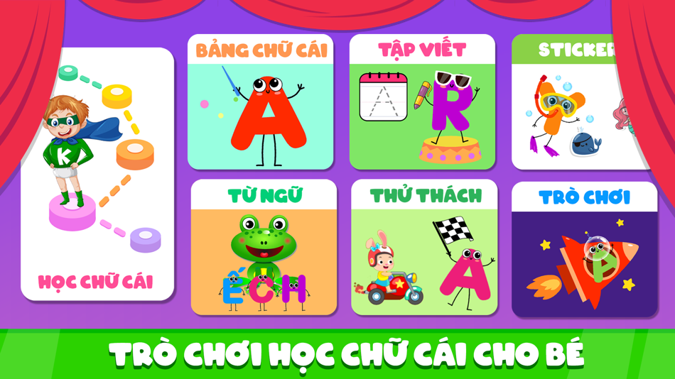 #1. Bé Học Chữ Cái Tiếng Việt (iOS) By: Khac Toai Nguyen