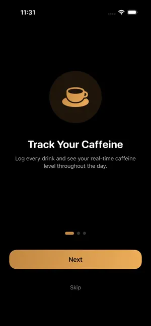 MyCaffeineLog screenshot 1