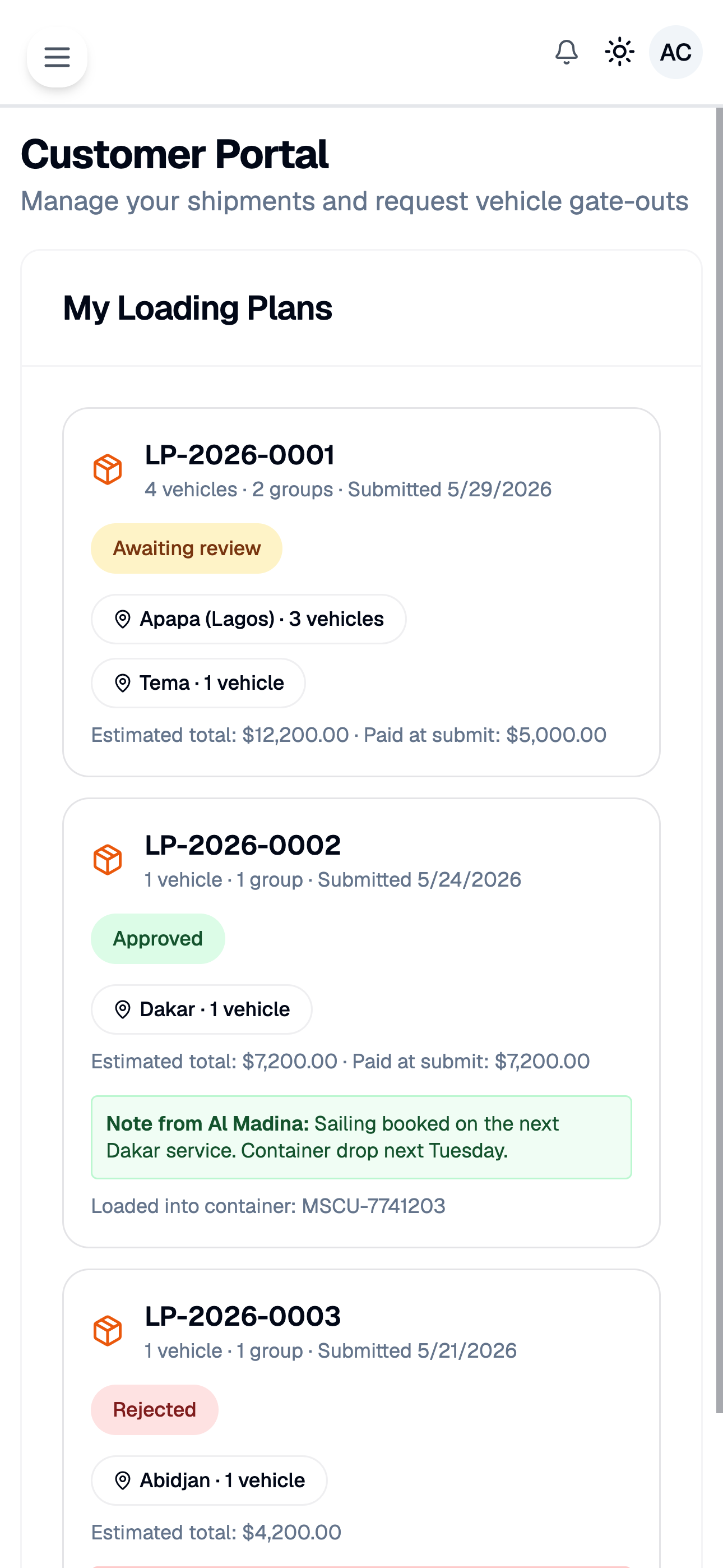 Al Madina Shipping screenshot 3