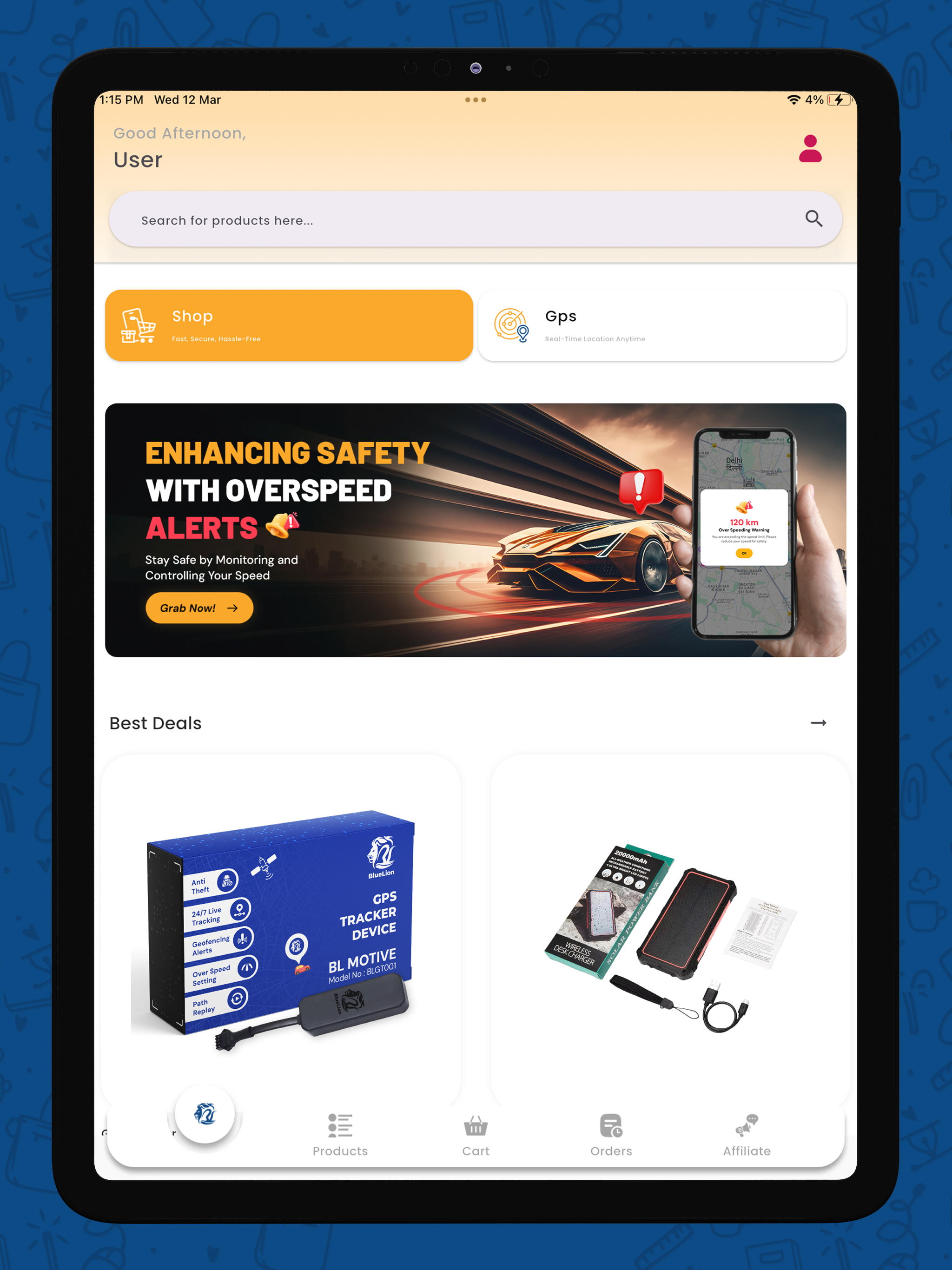 BlueLion - Shopping & GPS App