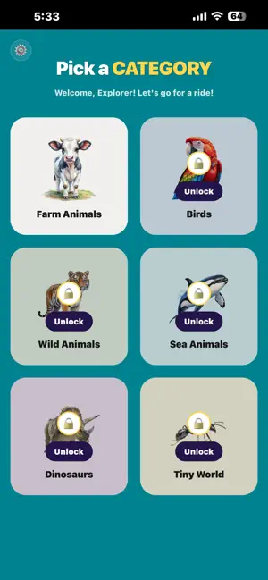 Kids first words: Animal World screenshot 2
