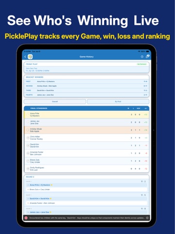 PicklePlay - Pickleball iPad screenshot 3