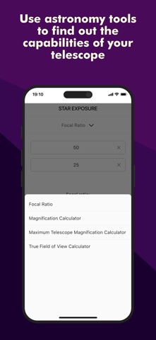 Star Exposure Calculator Screenshot 5 of 6