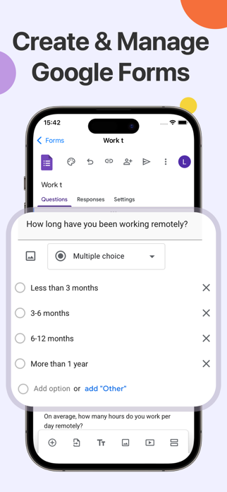Form - for Google Forms Screenshot 2 of 4