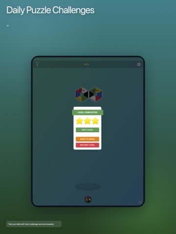 Hexaroll: Hexagon Color Puzzle iPad screenshot