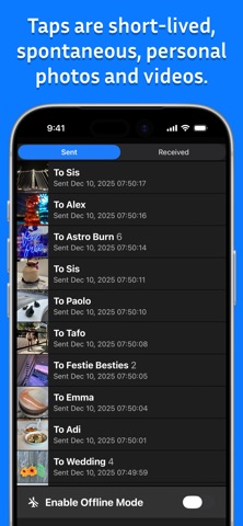 +TapTalk: Share Photos & Video screenshot