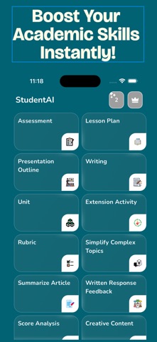 Goth AI: Study AI Helper GPT4o iPhone screenshot