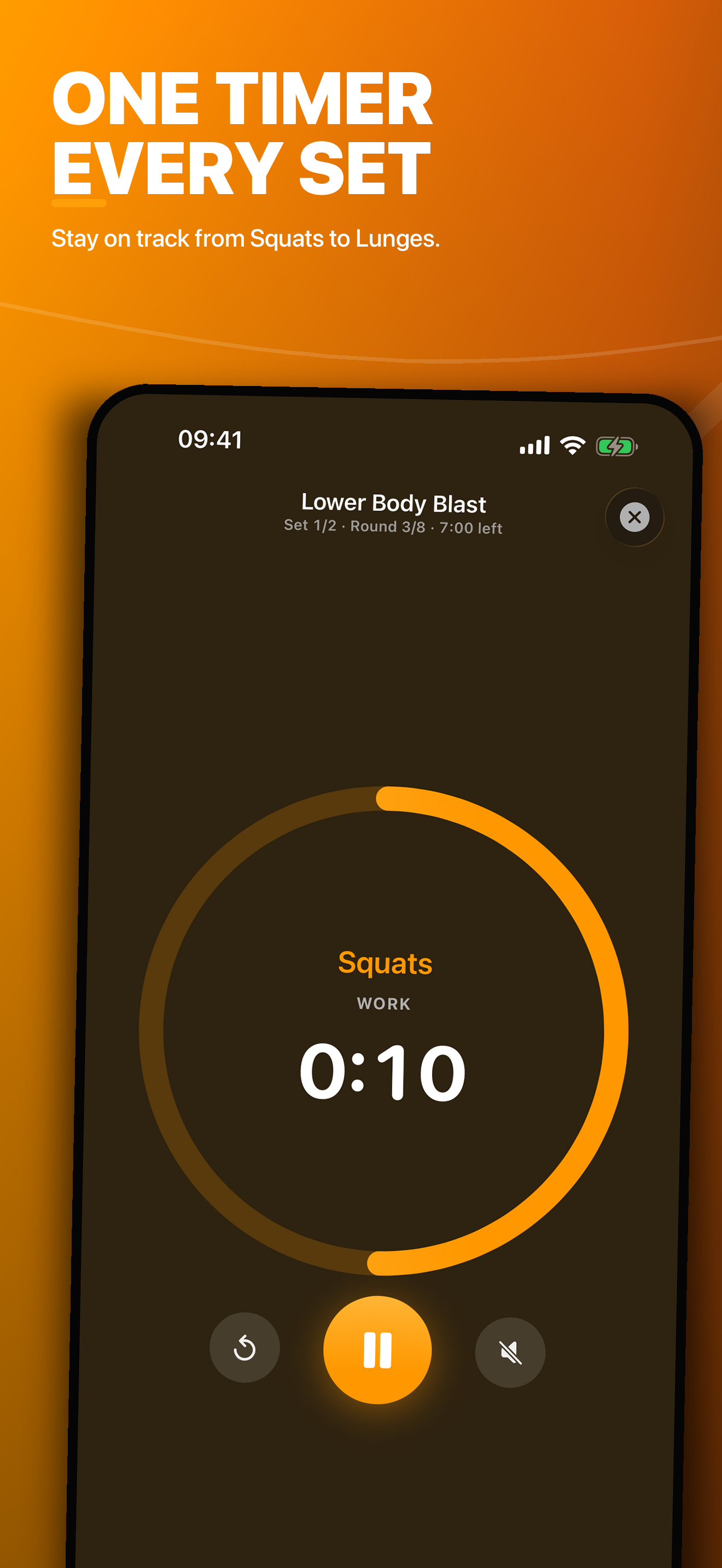 Tabata Timer: HIIT Intervals