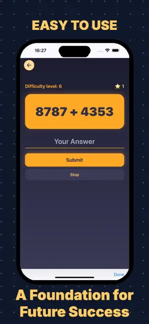 Brain training through math screenshot 2