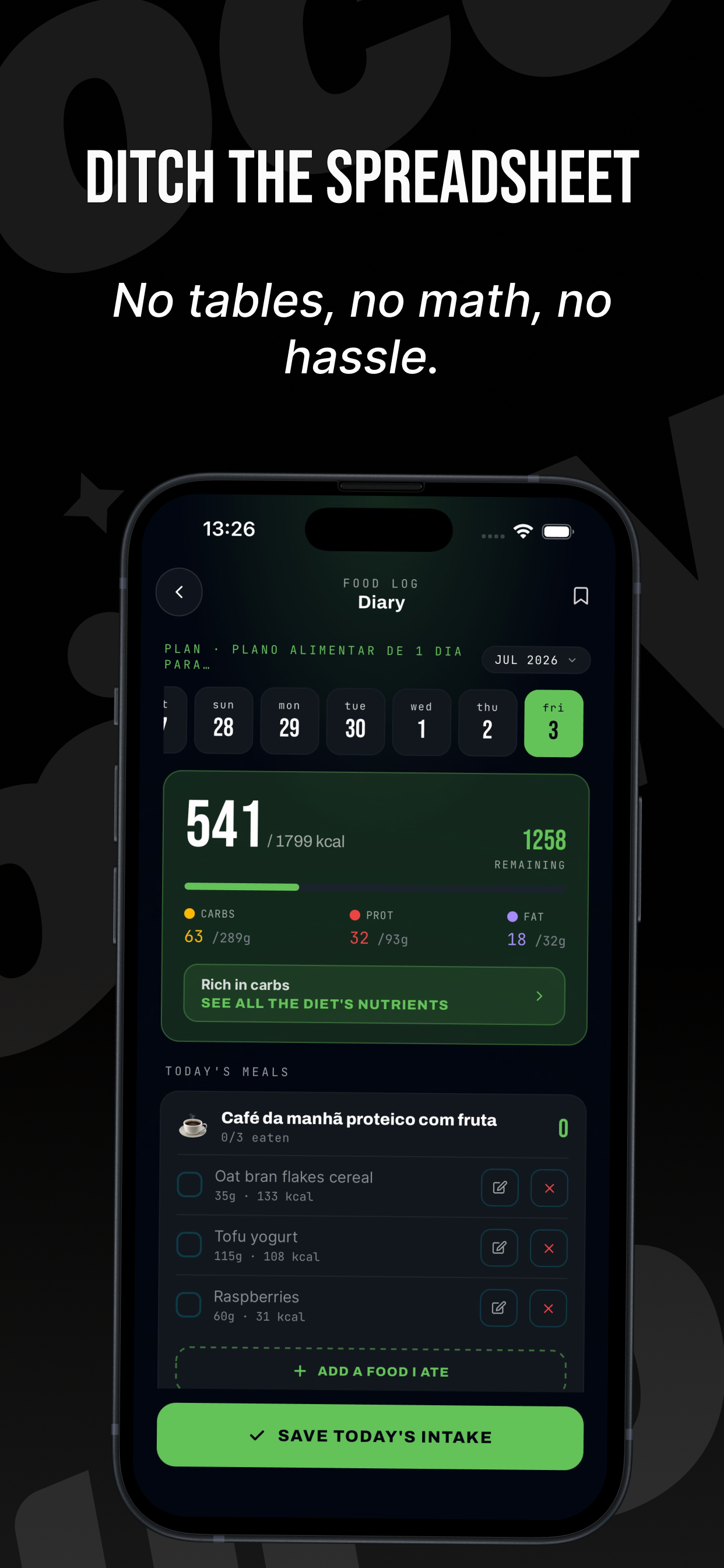 NuFocco: Calorie Counter screenshot 3