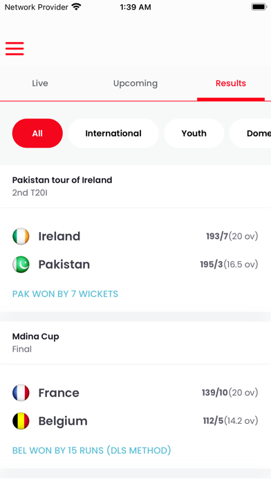 T20 World Cup Live Screenshot