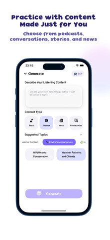 LingoPod - AI Listen & Learn Screenshot 3 of 6