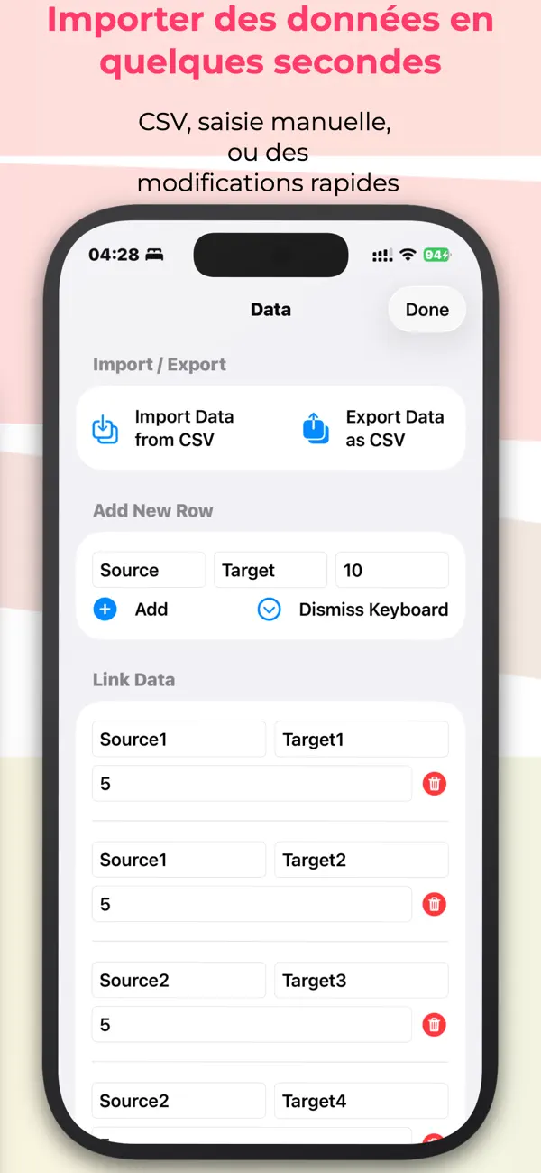 Screenshot #2 pour SankeyMaster: Diagramme Sankey