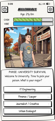 Millennials: Life Simulator iPhone screenshot