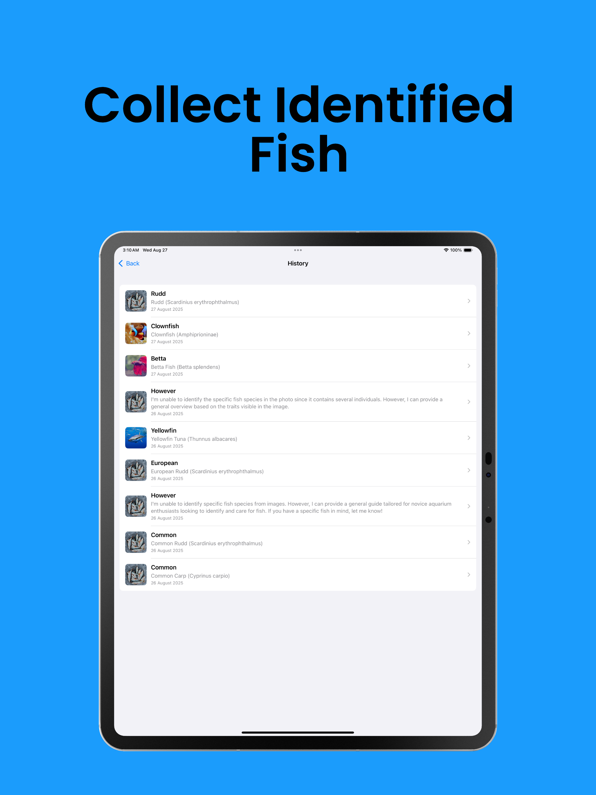 Fish Identifier - Scanner  AI screenshot 9