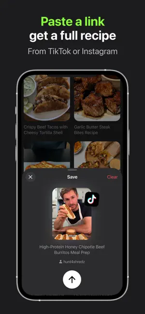 Clipzi — Video to Recipe screenshot 2