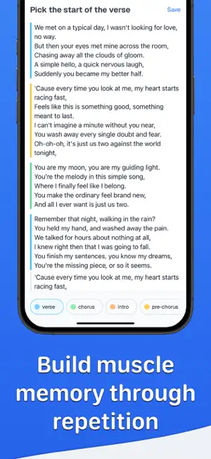 Lines – Memorize Lyrics screenshot 3