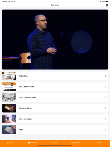 New Life Gillette Church iPad screenshot