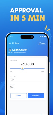 Instant Loan App — Grand iPhone screenshot 2