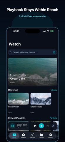 Video + : Player for Cloud iPhone screenshot