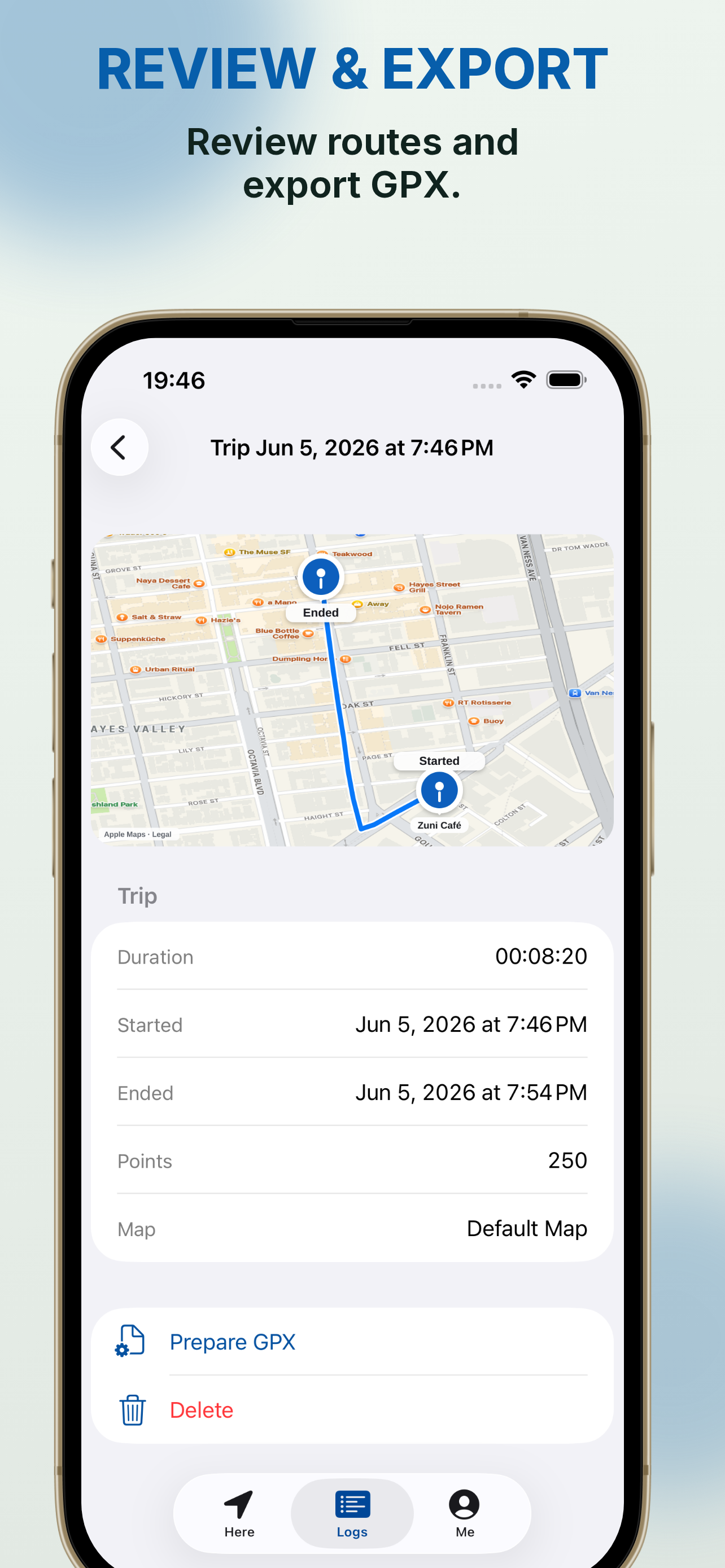 Easy Location Log screenshot 4