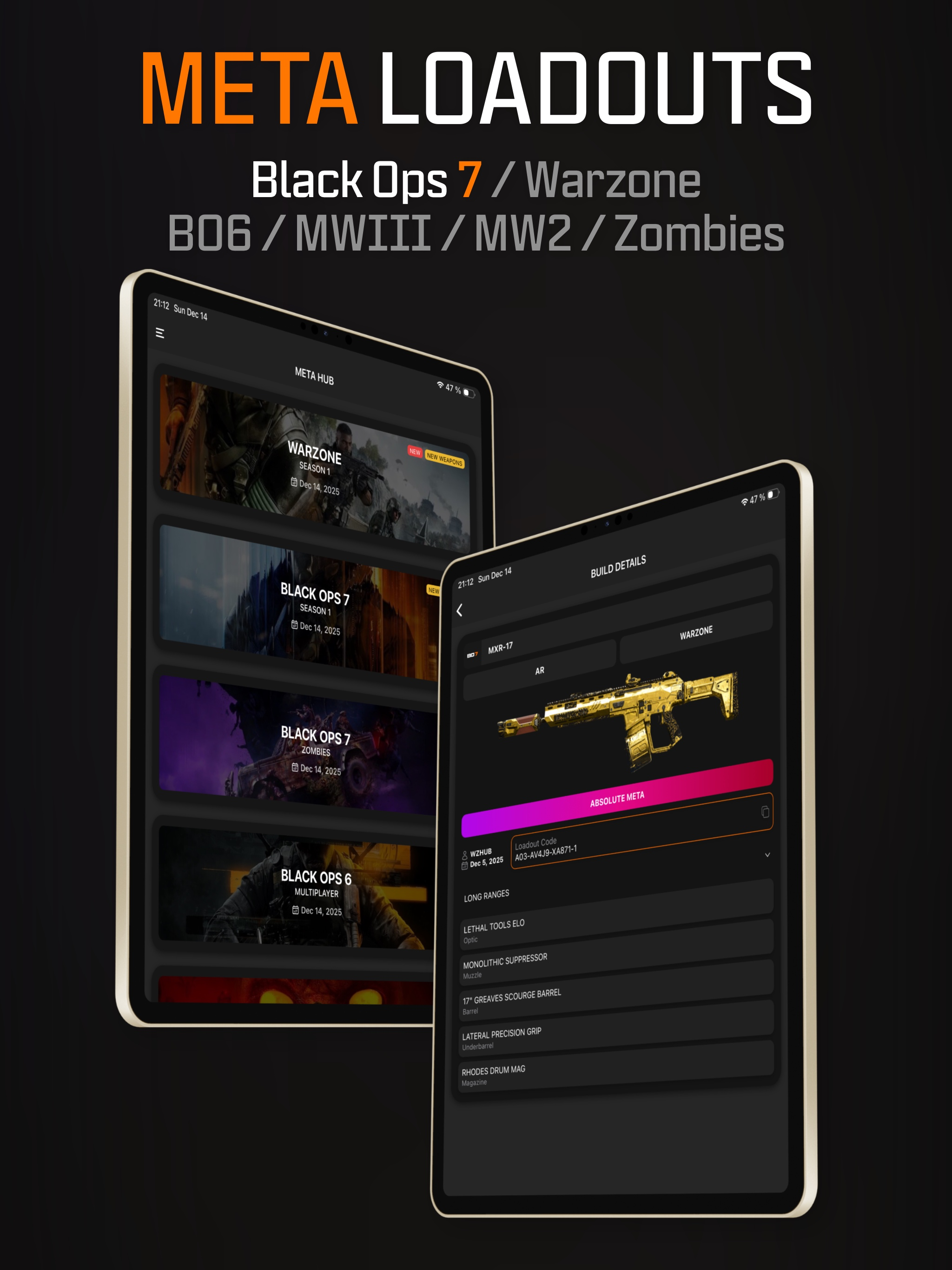 Warzone Meta & Camo Tracker