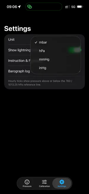 Barograph Widget Off-line screenshot 3