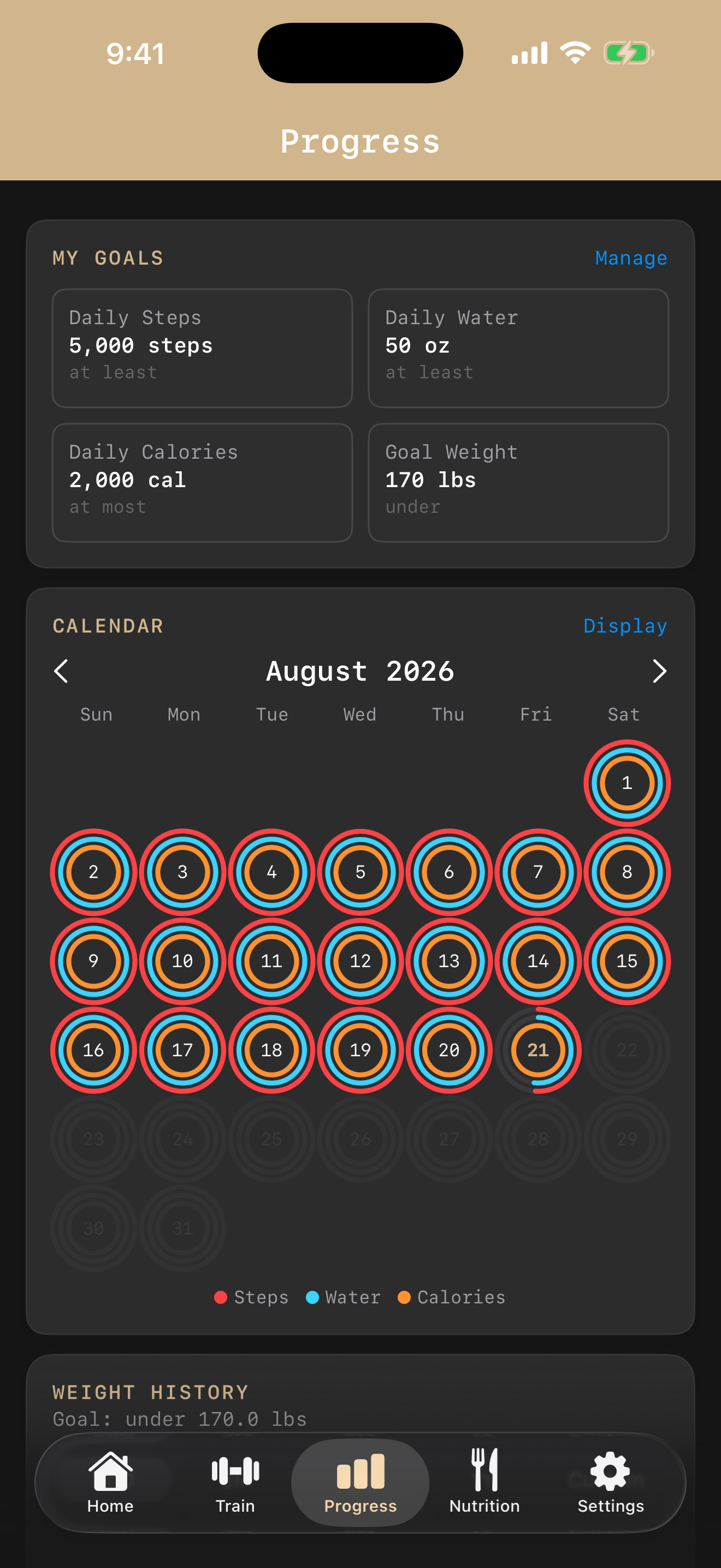 Steadfast: Fitness & Health screenshot 5