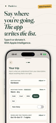 Packing List & Trip Planner Screenshot 2 of 7